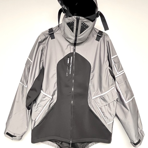 Puma Conqr Full Zip Jacket Mens Black, Silver Casual Athletic Outerwear Size L - Picture 5 of 11